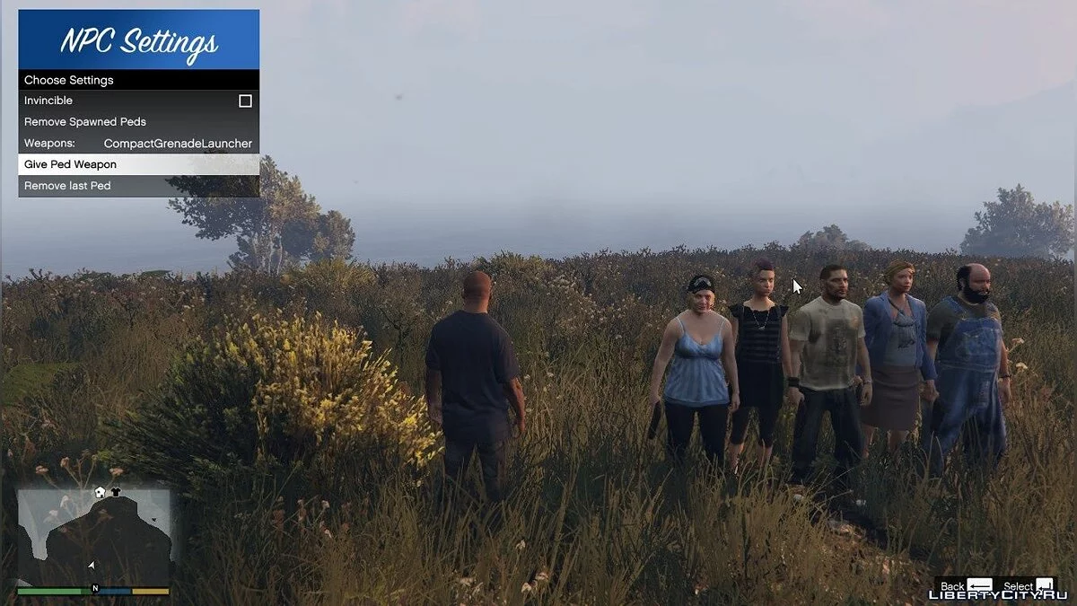 Спавн игровых персонажей / GTA 5