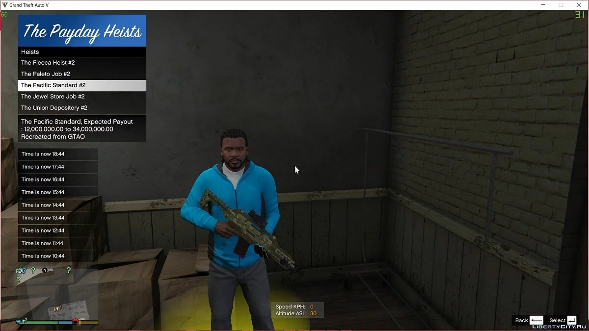 Assaltos de GTA Online no modo para um jogador / GTA 5