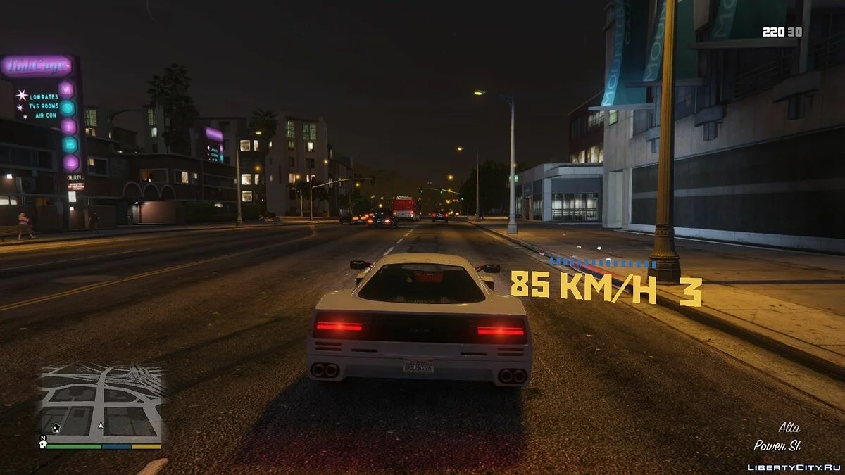 Compteur de vitesse 3D simple / GTA 5