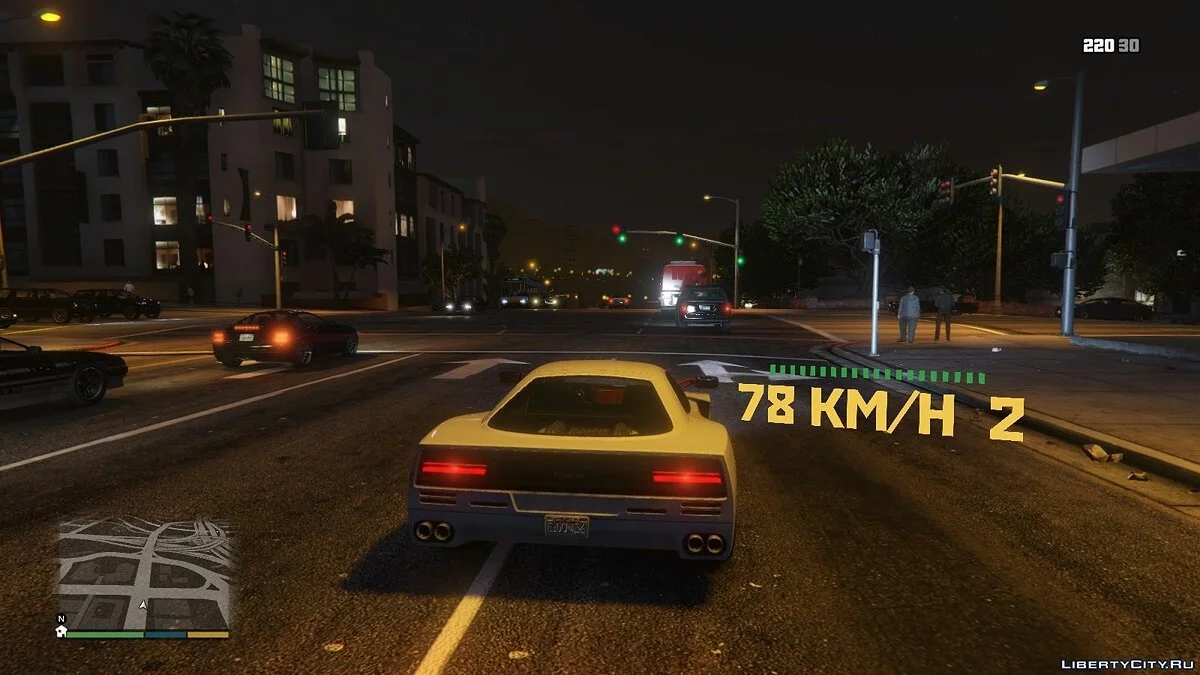 Compteur de vitesse 3D simple / GTA 5