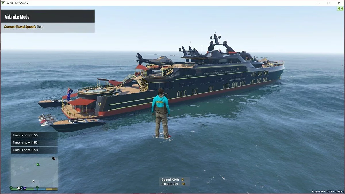 Iate Galaxy Super Funcional / GTA 5