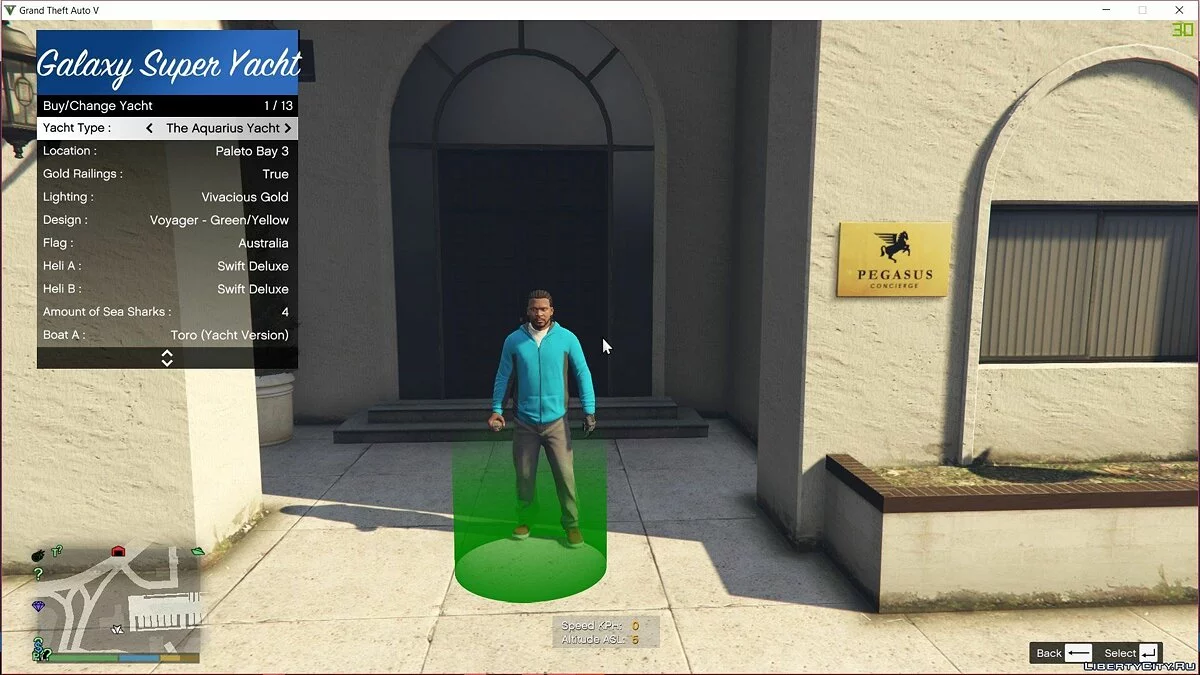 Iate Galaxy Super Funcional / GTA 5