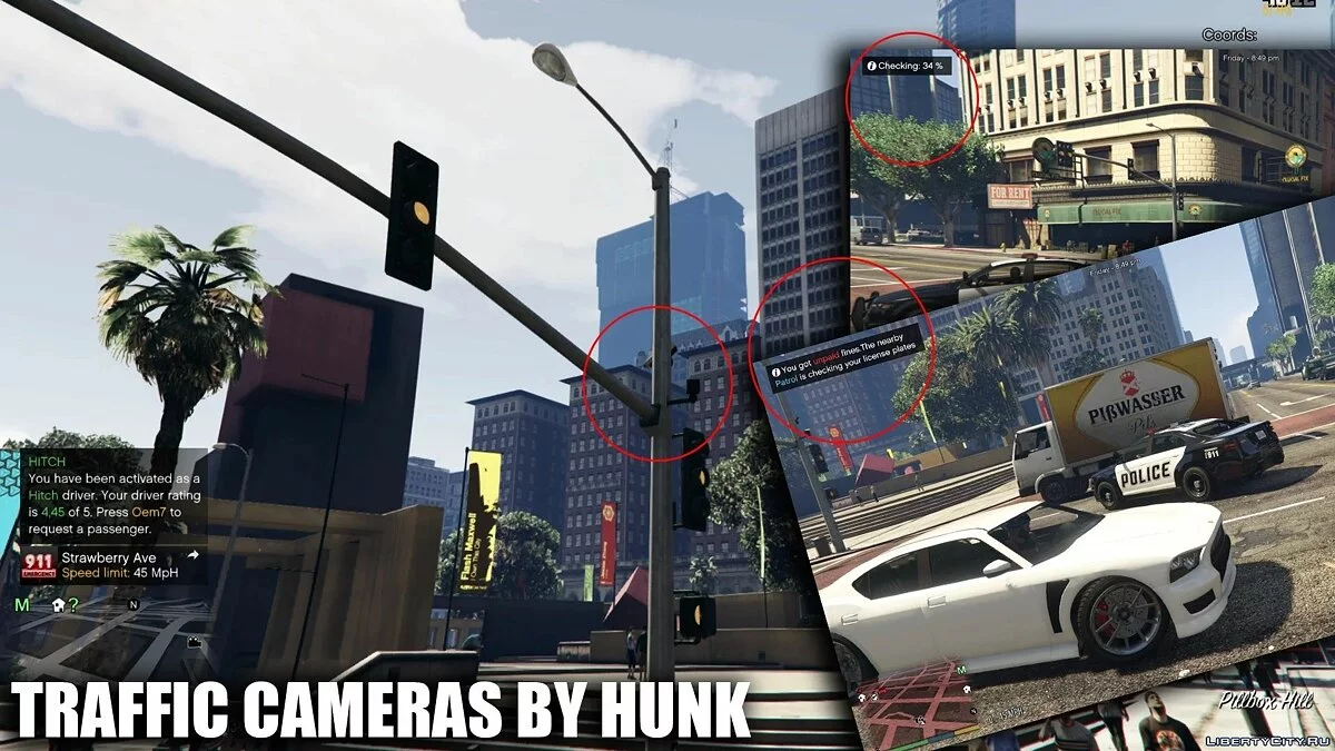 Penambahan Kamera Lalu Lintas dan Patroli / GTA 5