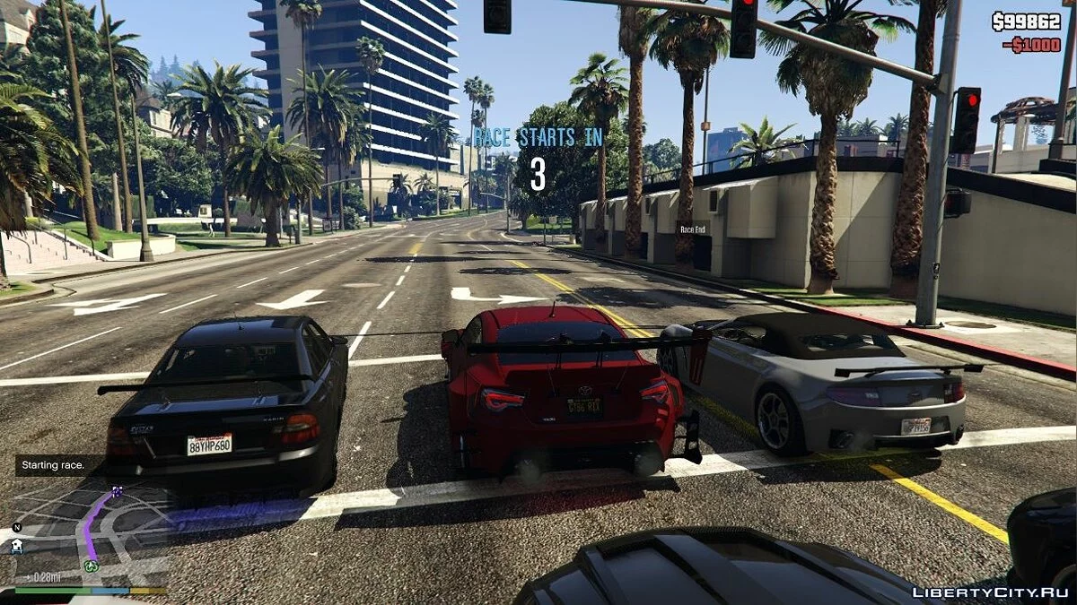 Вуличні гонки з NPC / GTA 5