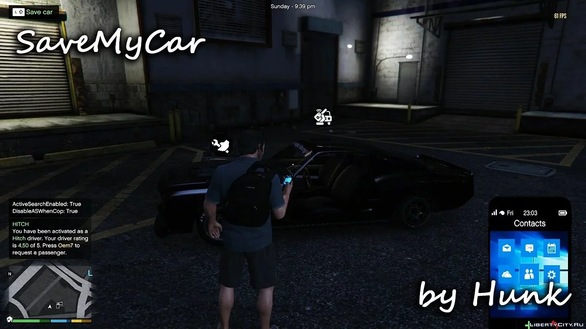 Capacidade de salvar seu carro / GTA 5