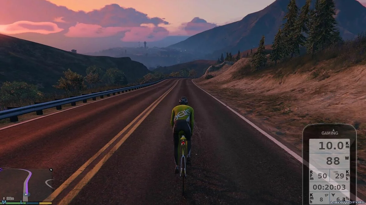 GT Bike V 0.2.2 - Віртуальний велотренажер / GTA 5