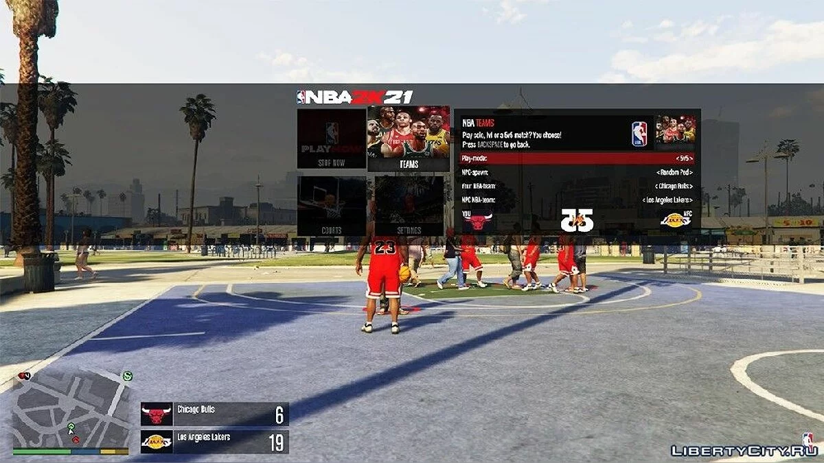 Play Basketball in Los Santos / GTA 5