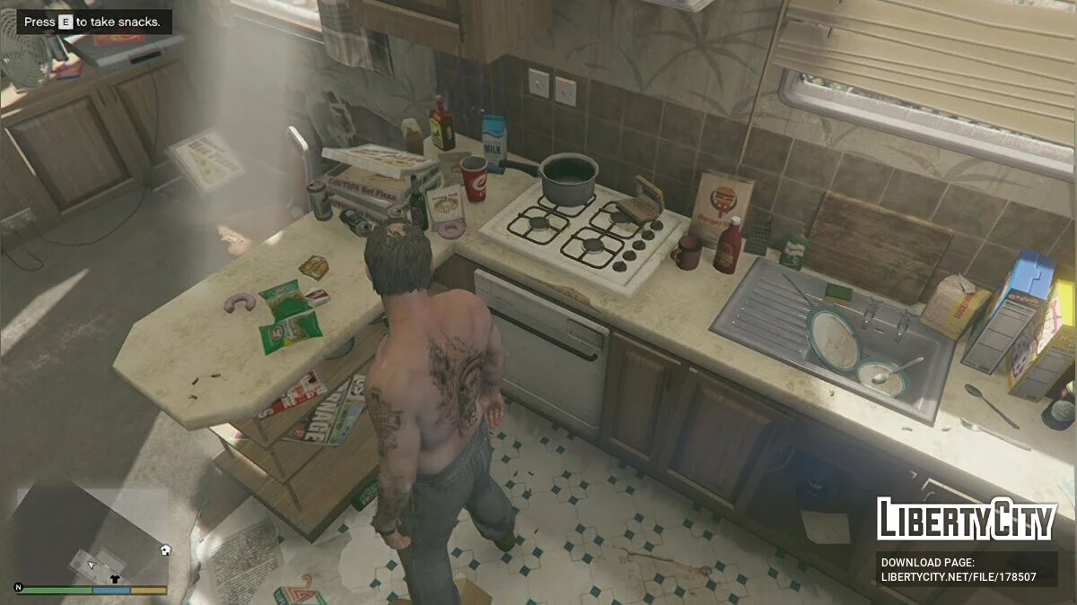 Extended Weapon Wheel (snacks and armor as in GTA Online) / GTA 5