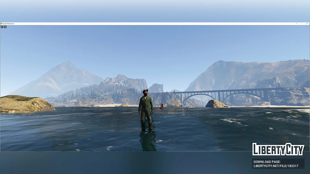 Возможность ходить по воде / GTA 5