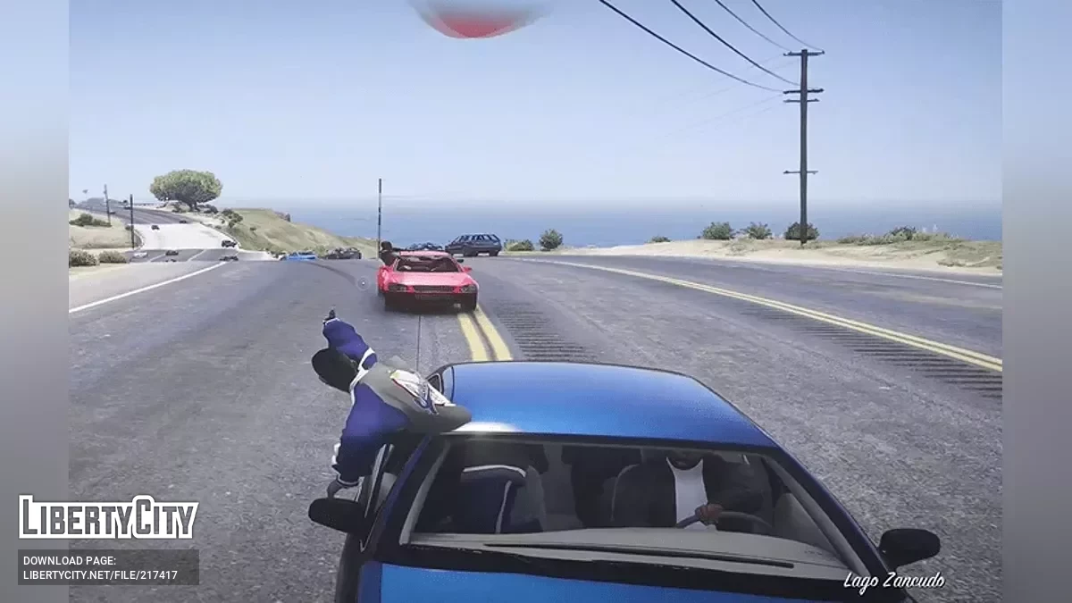 GTA IV Driveby Animation v1.0 / جي تي أي 5