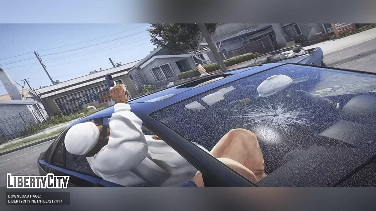GTA IV Driveby Animation v1.0 / جي تي أي 5