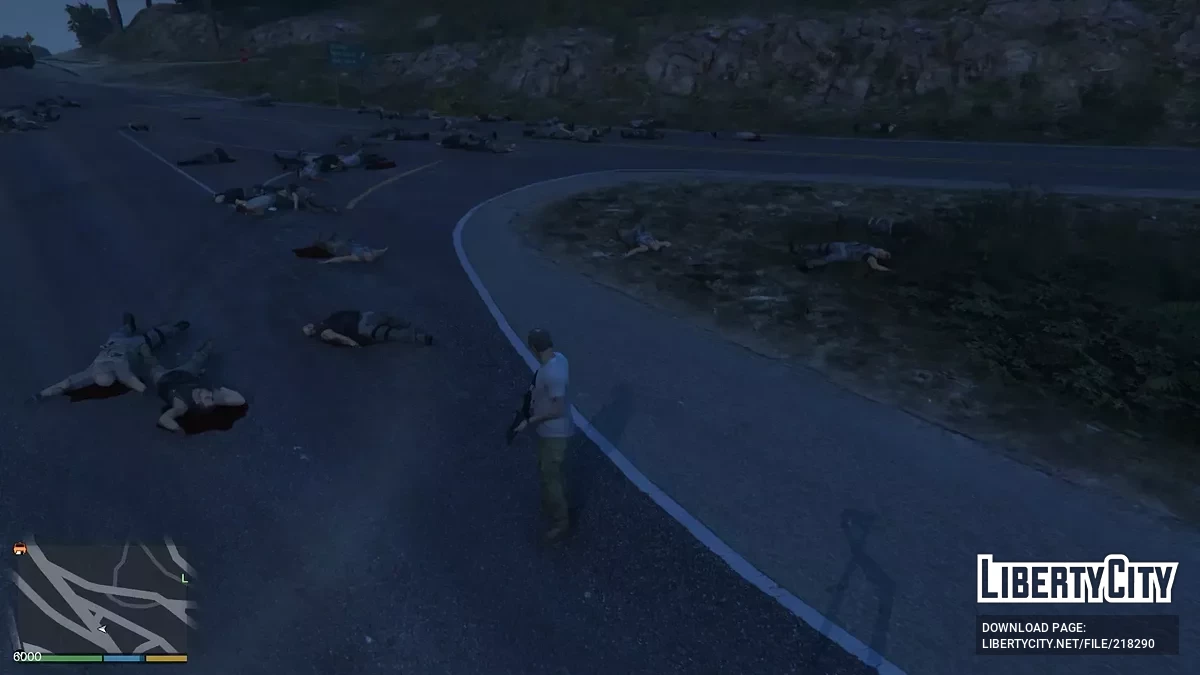 Los cuerpos no desaparecen antes de tiempo / GTA 5