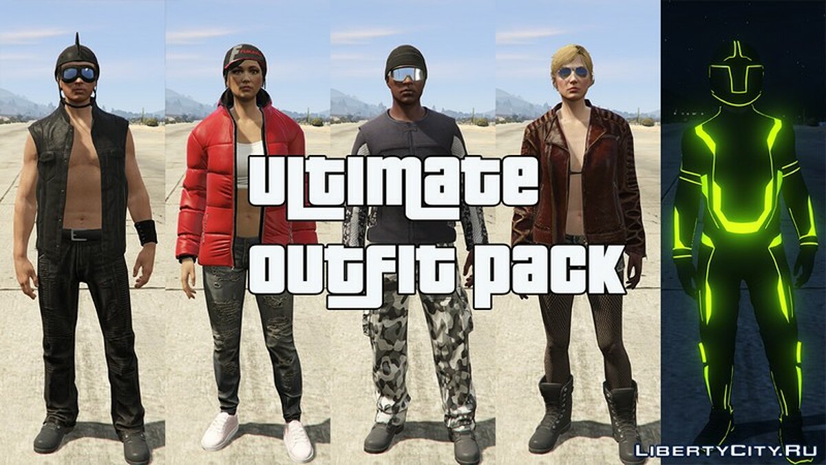 Download Ultimate Outfit Pack [Menyoo] 1.4 for GTA 5