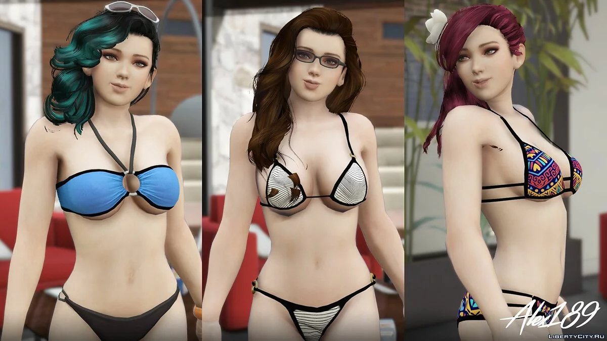 Momiji Dead Or Alive 5 Bikini Paket [Add-On Ped | Ersetzen] v1.0 / GTA 5