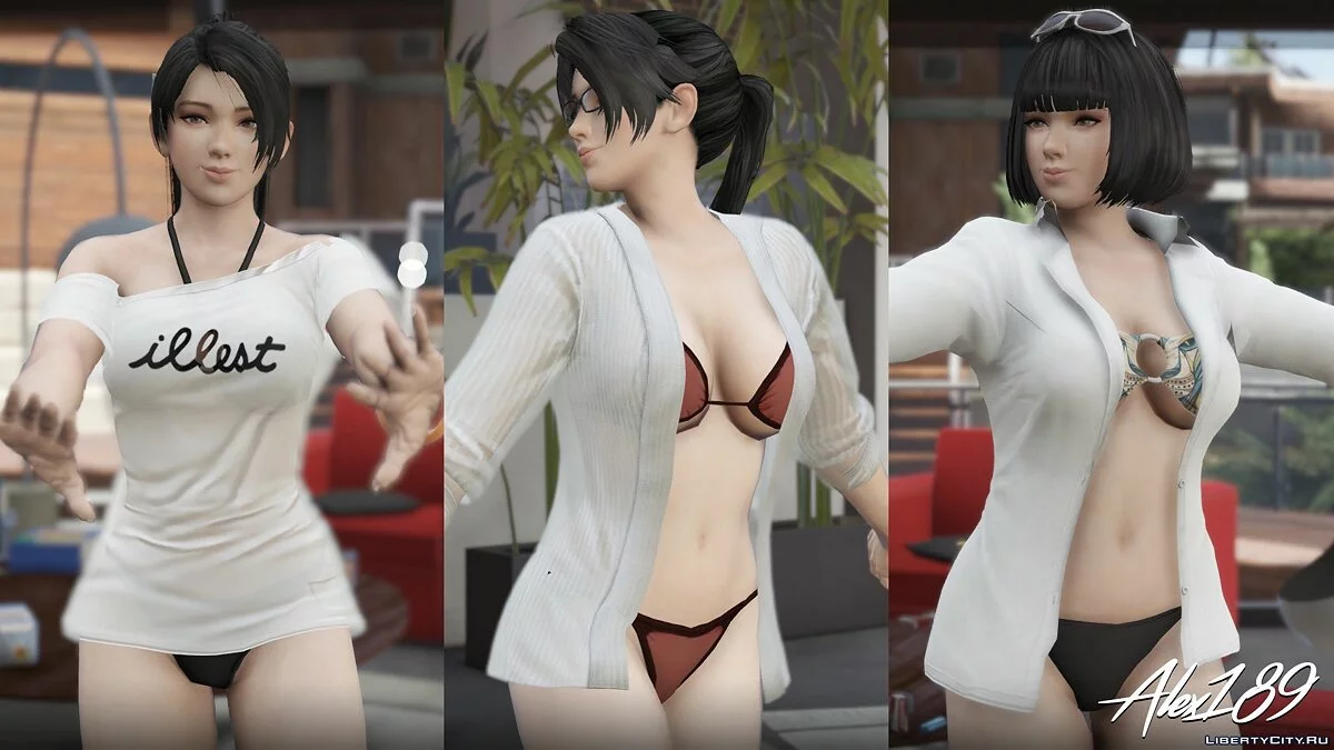 Momiji Dead Or Alive 5 Bikini Paket [Add-On Ped | Ersetzen] v1.0 / GTA 5