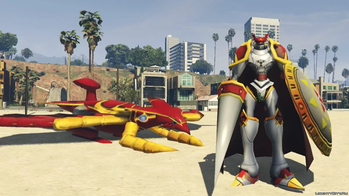 Paket Gallantmon [Digimon] 1.0 / GTA 5