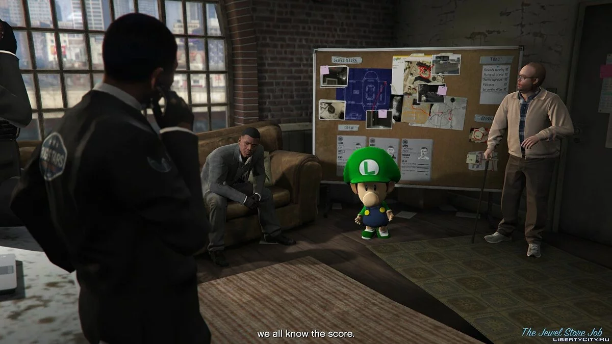 Fontaneros Super Mario [Add-On Ped] 1.0 - Super Mario y sus amigos / GTA 5