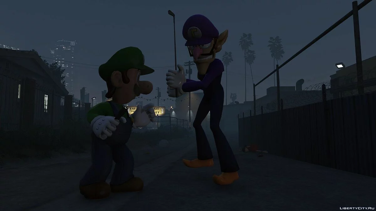 Fontaneros Super Mario [Add-On Ped] 1.0 - Super Mario y sus amigos / GTA 5