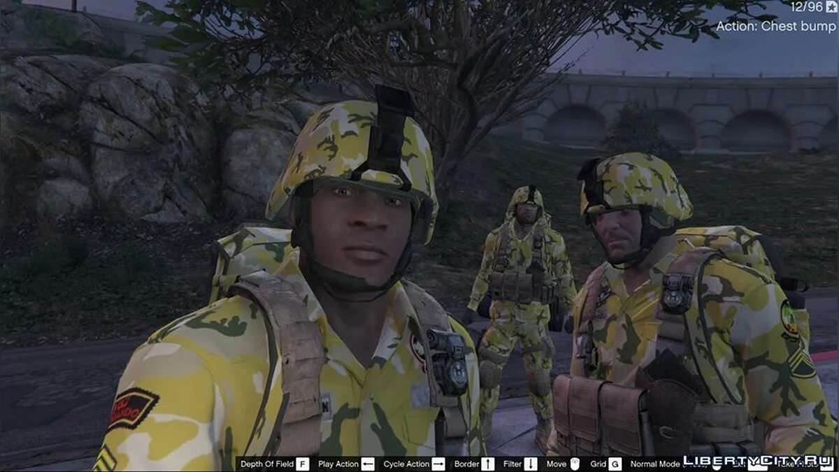 Iranian Military Uniform Pack for Game Protagonists / GTA 5