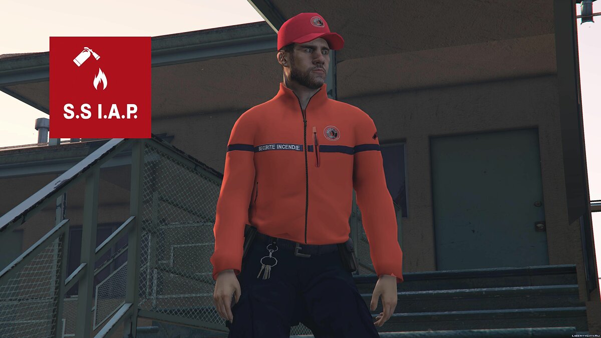 Download Firefighter sweatshirt and cap for GTA 5