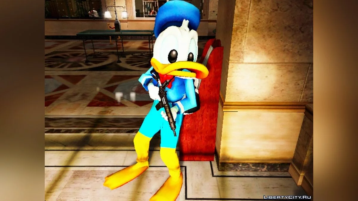 Conjunto de ropa y máscaras de Donald Duck, Goofy y Mickey Mouse para los protagonistas del juego / GTA 5