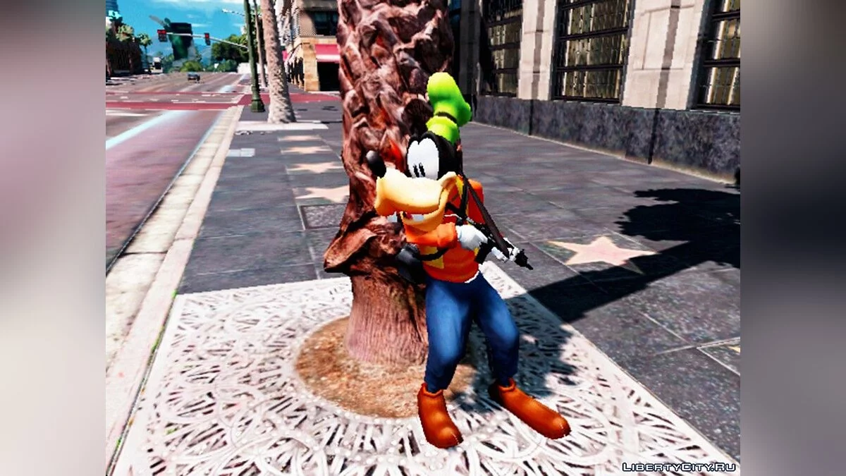 Conjunto de ropa y máscaras de Donald Duck, Goofy y Mickey Mouse para los protagonistas del juego / GTA 5