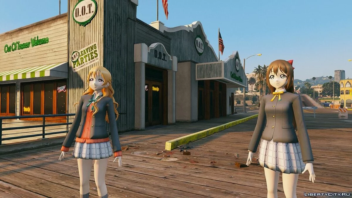 Colección de personajes del anime Love Live / GTA 5