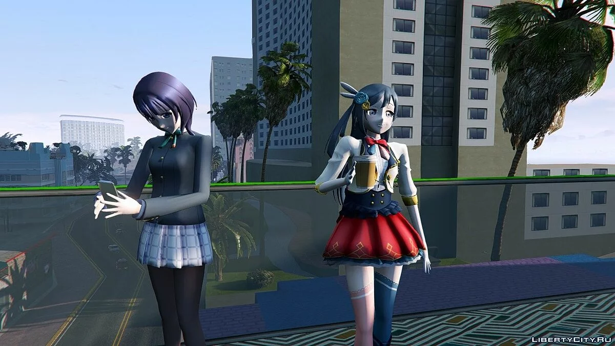 Colección de personajes del anime Love Live / GTA 5