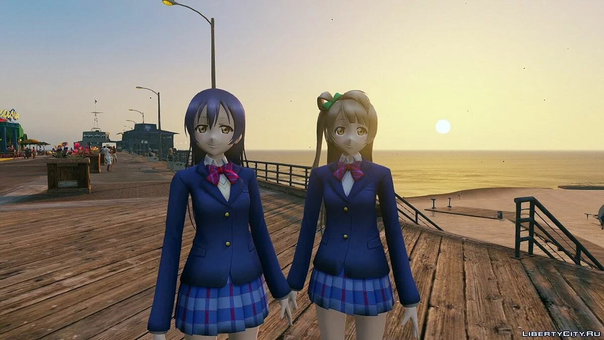 Colección de personajes del anime Love Live / GTA 5