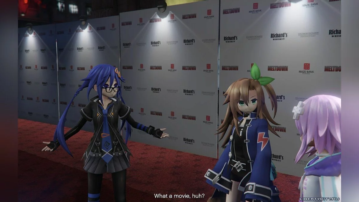 Дівчата з аніме Hyperdimension Neptunia / GTA 5