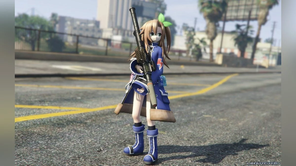 Дівчата з аніме Hyperdimension Neptunia / GTA 5