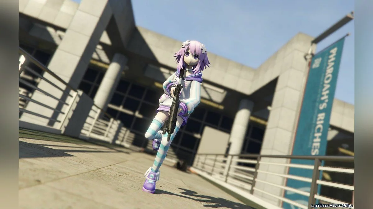 Дівчата з аніме Hyperdimension Neptunia / GTA 5