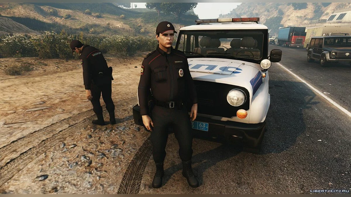 Policía rusa y Rosgvardiya v1 / GTA 5