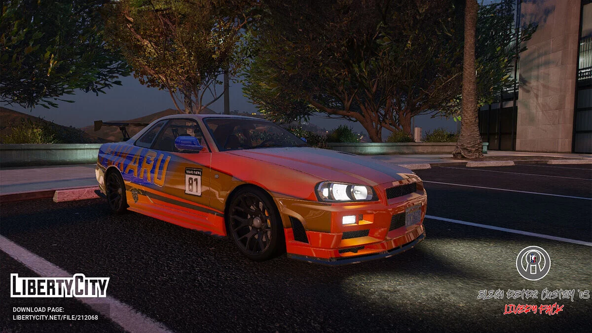 Elegy Retro Custom 2003 Livery Pack v1.1 / GTA 5