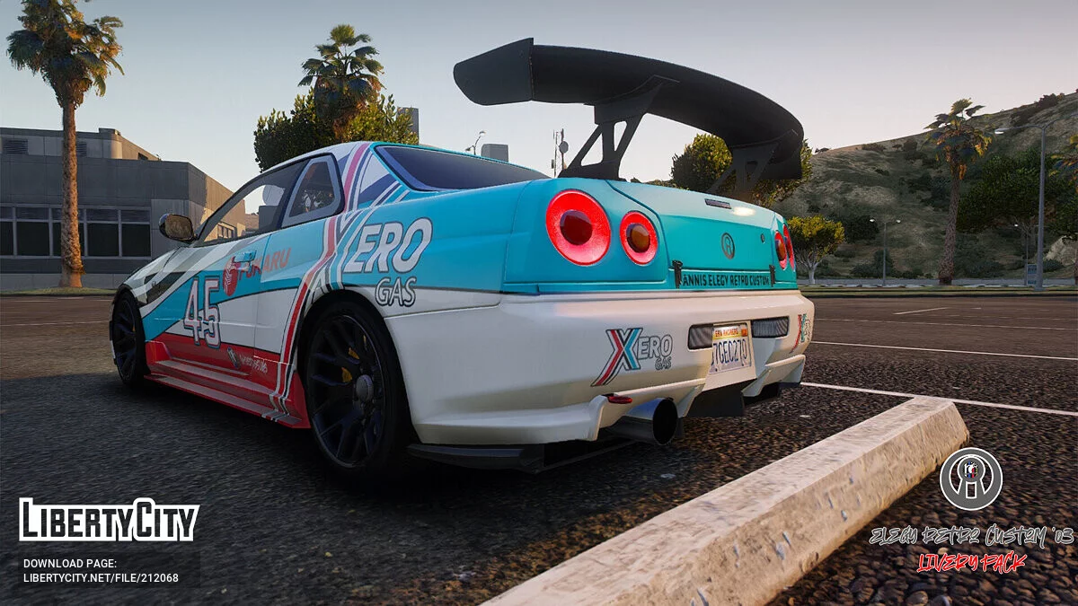 Elegy Retro Custom 2003 Livery Pack v1.1 / GTA 5