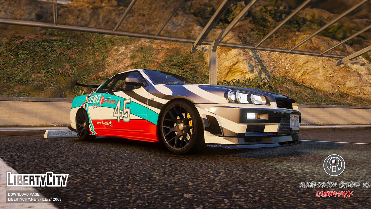 Elegy Retro Custom 2003 Livery Pack v1.1 / GTA 5