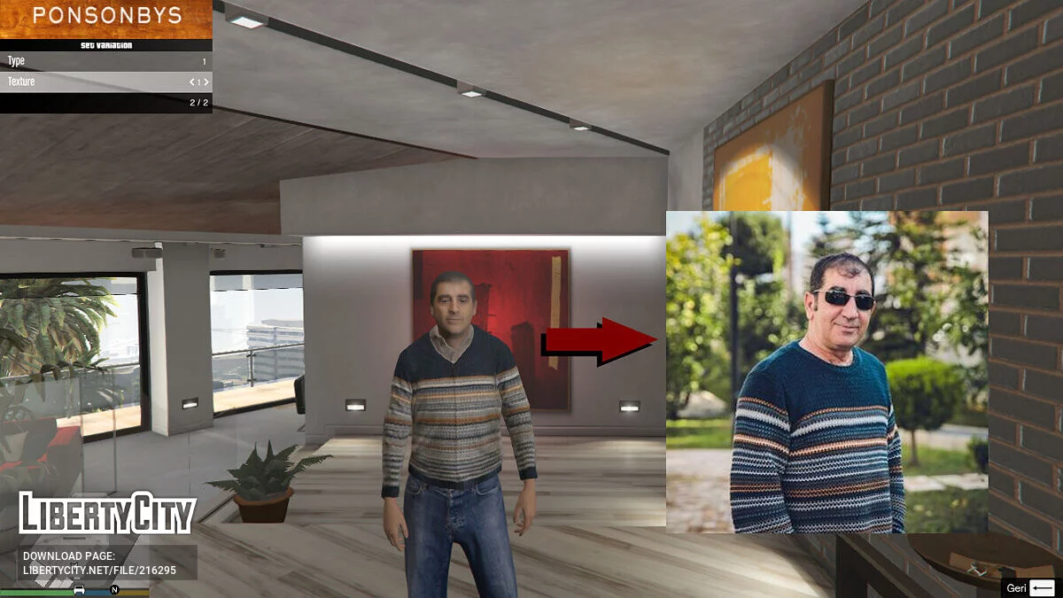 MC Yaralı Şişman - Murat Sungurtekin(埃内斯·巴图尔的叔叔) / GTA 5