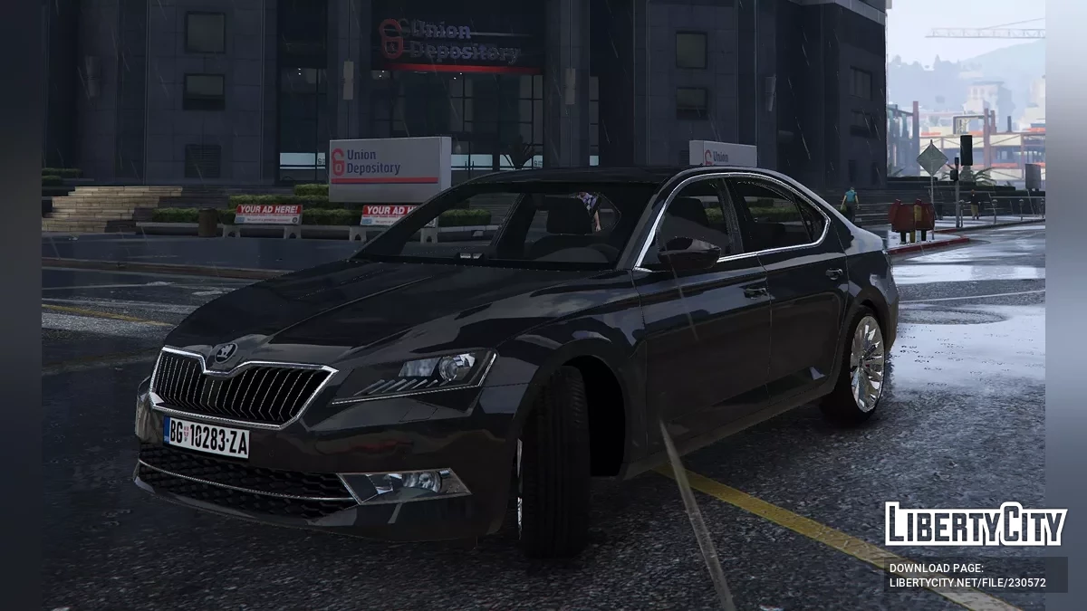 2015 Skoda Superb Unmarked / Kobre Police [Add-on | Replace | ELS | LODs] / GTA 5