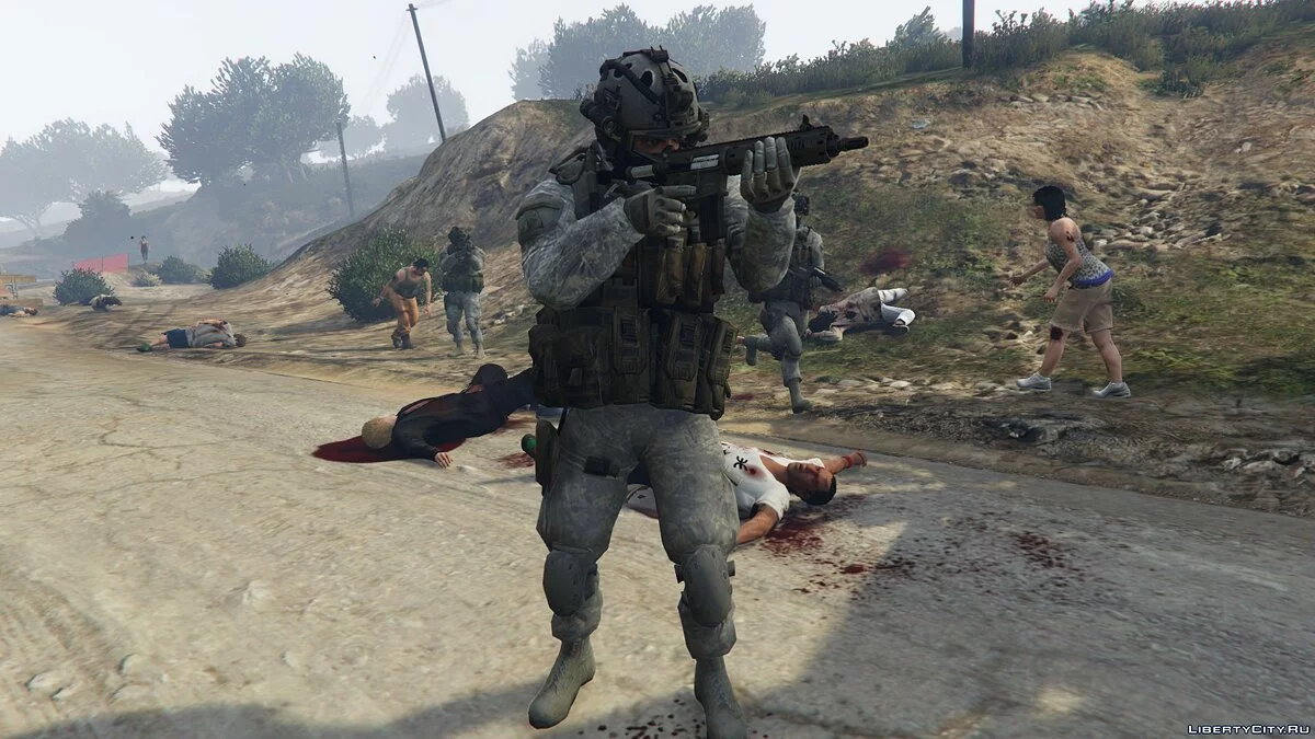 Камуфляж для армійських рейнджерів для Shadow Company 1.0 / GTA 5