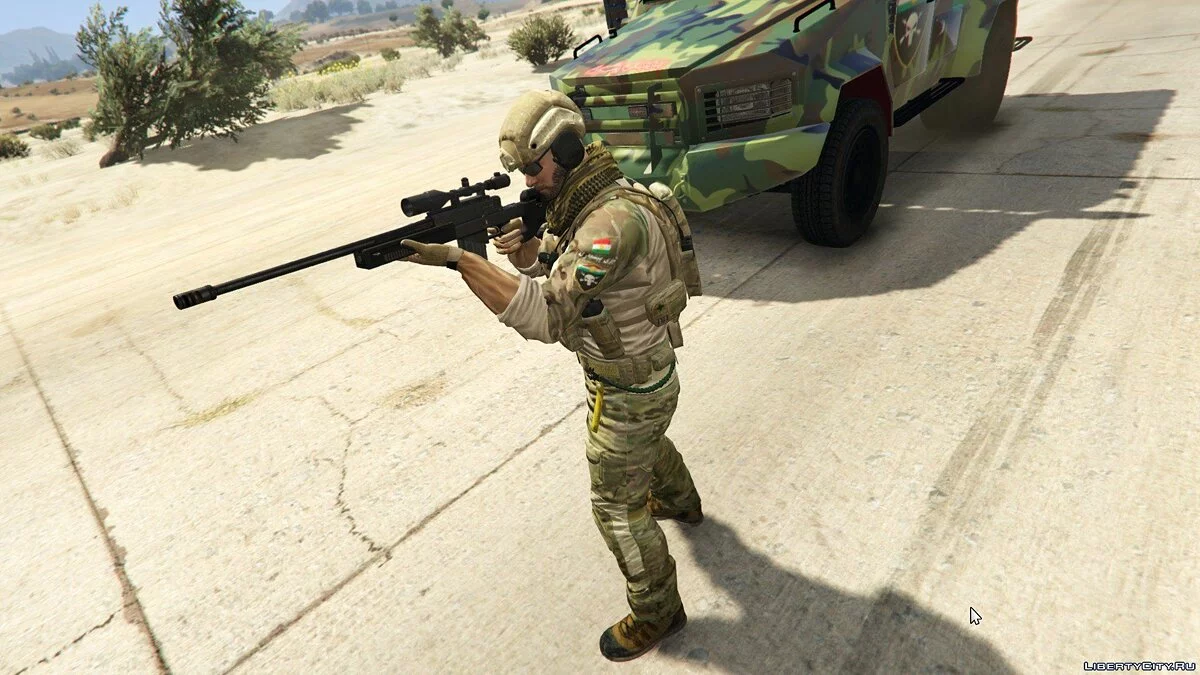 Soldado Peshmarga de Kurdistán [Reemplazo] 1.1 / GTA 5