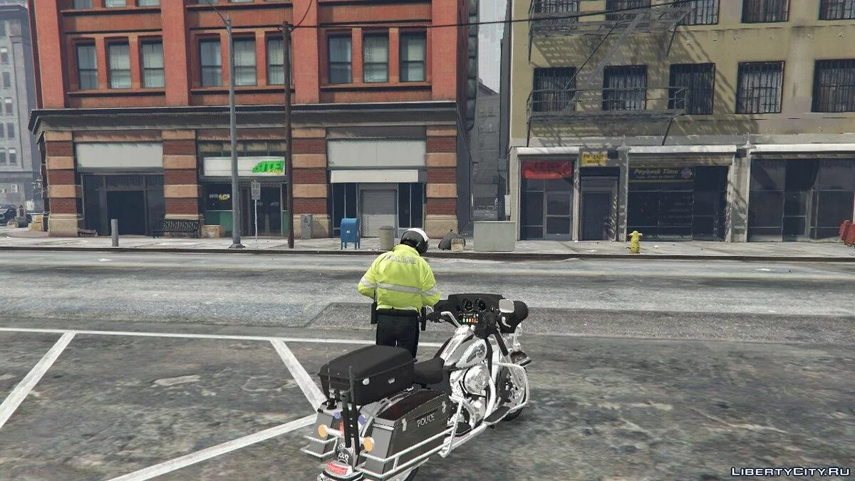 Seragam dan Tekstur Unit Motor Polisi Columbus 1.0 - Seragam Polisi Pengendara Motor / GTA 5
