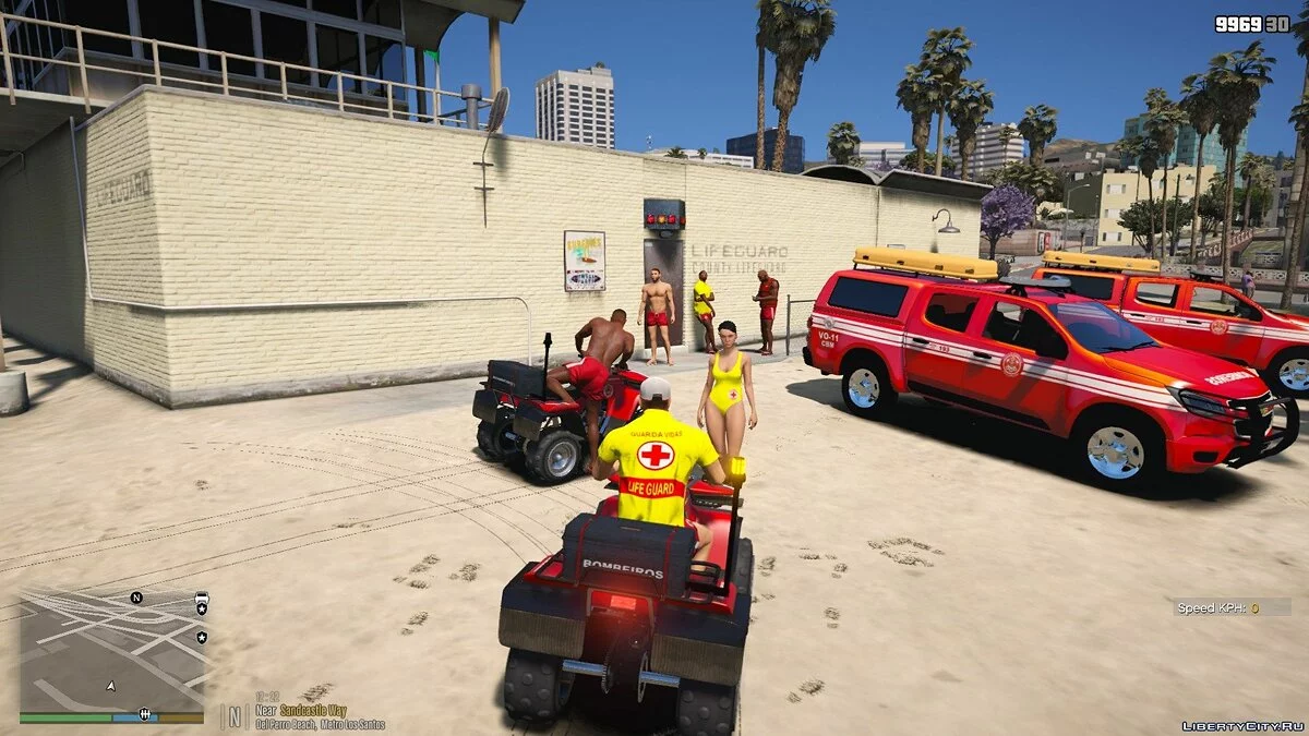 New Lifeguard Uniform + Quad Bike / GTA 5