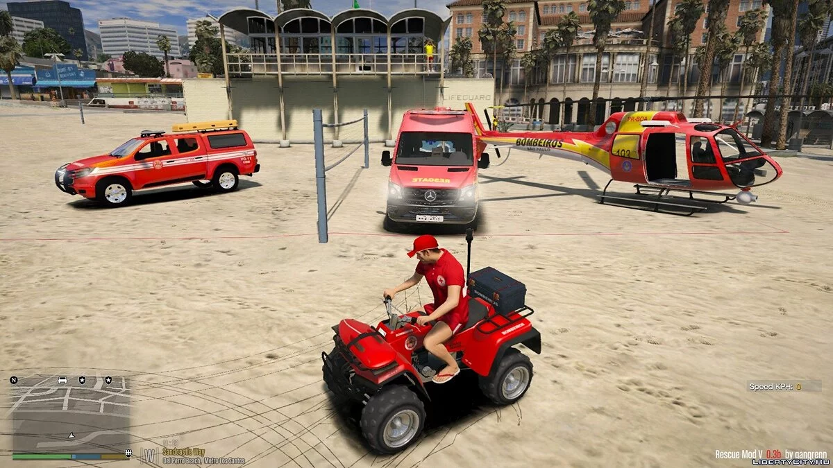 New Lifeguard Uniform + Quad Bike / GTA 5