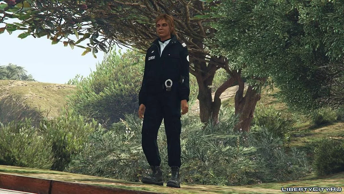 زي شرطة جديد لشخصيات NPC النسائية / جي تي أي 5