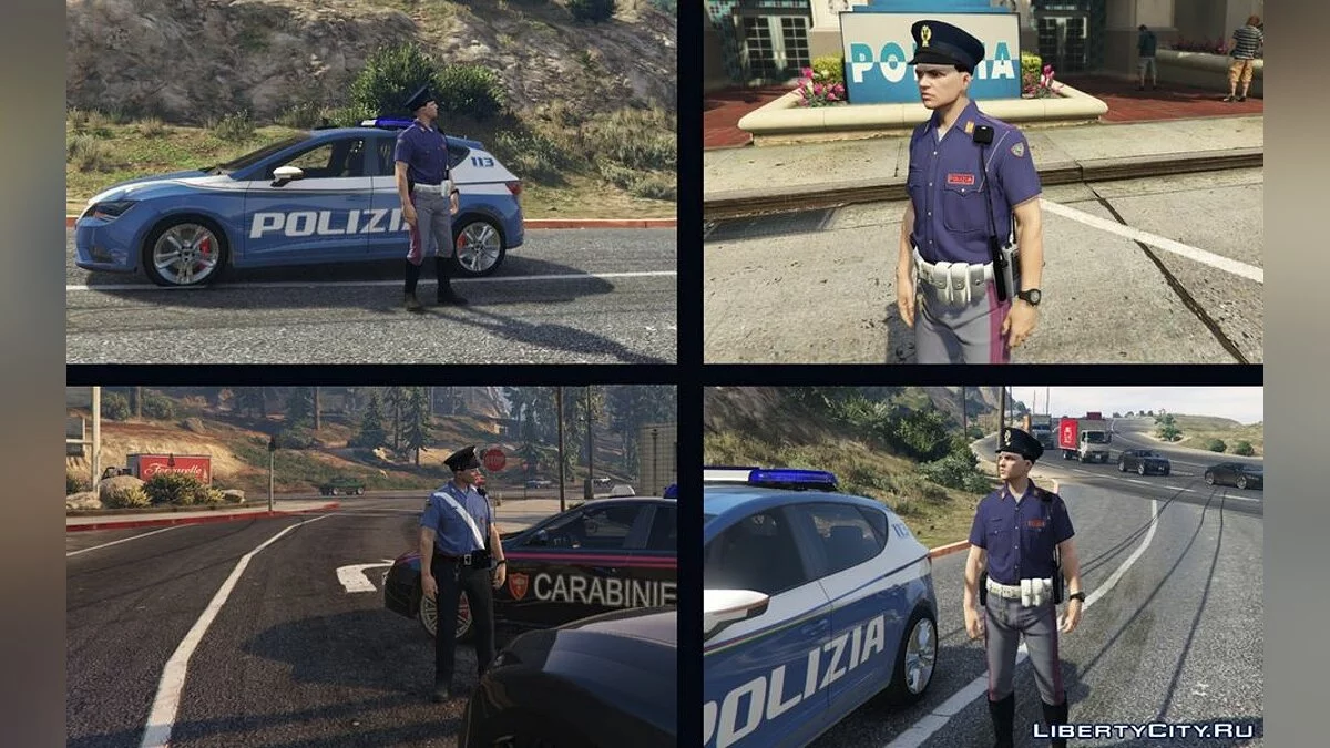 Uniforme de policías italianos / GTA 5