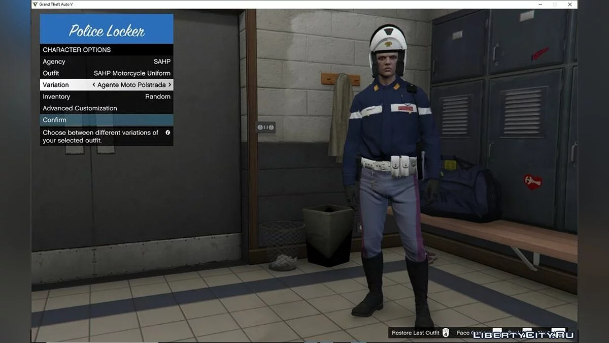 Uniforme de policías italianos / GTA 5