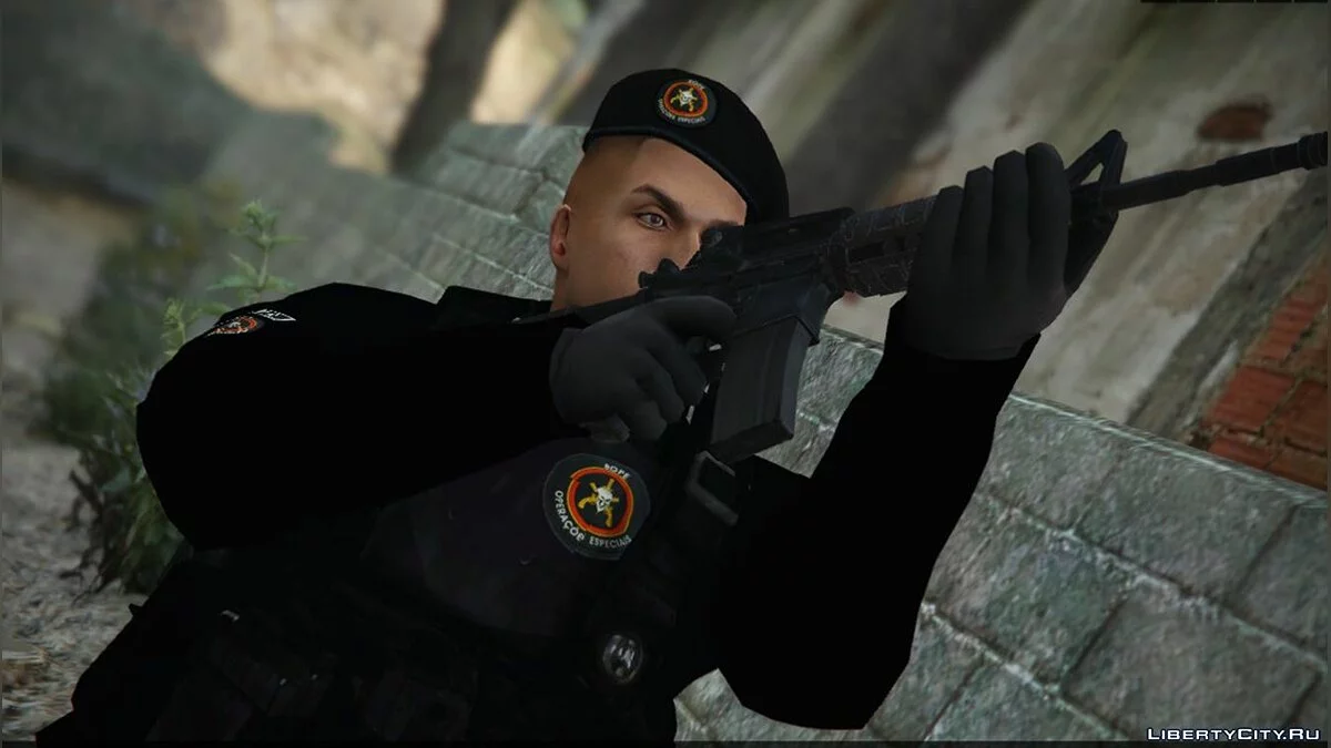 Special Forces in Black Uniform / GTA 5