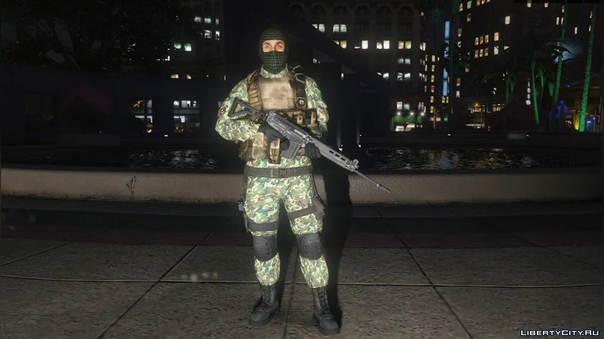 Special Forces in Camouflage Uniform / GTA 5