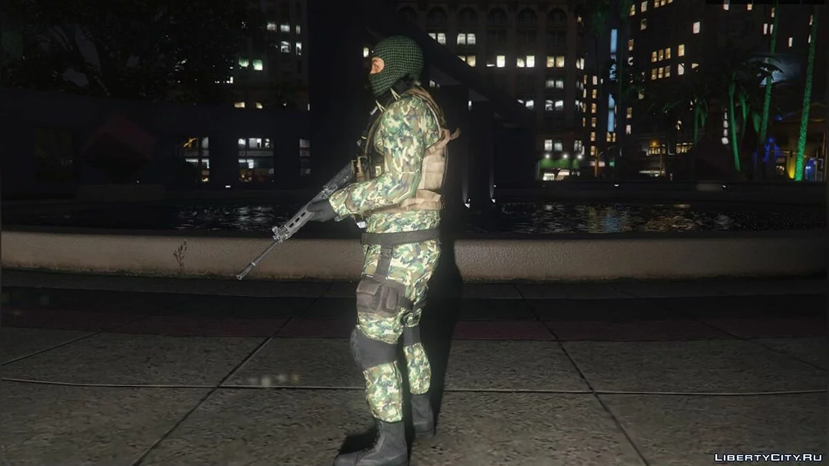 Special Forces in Camouflage Uniform / GTA 5