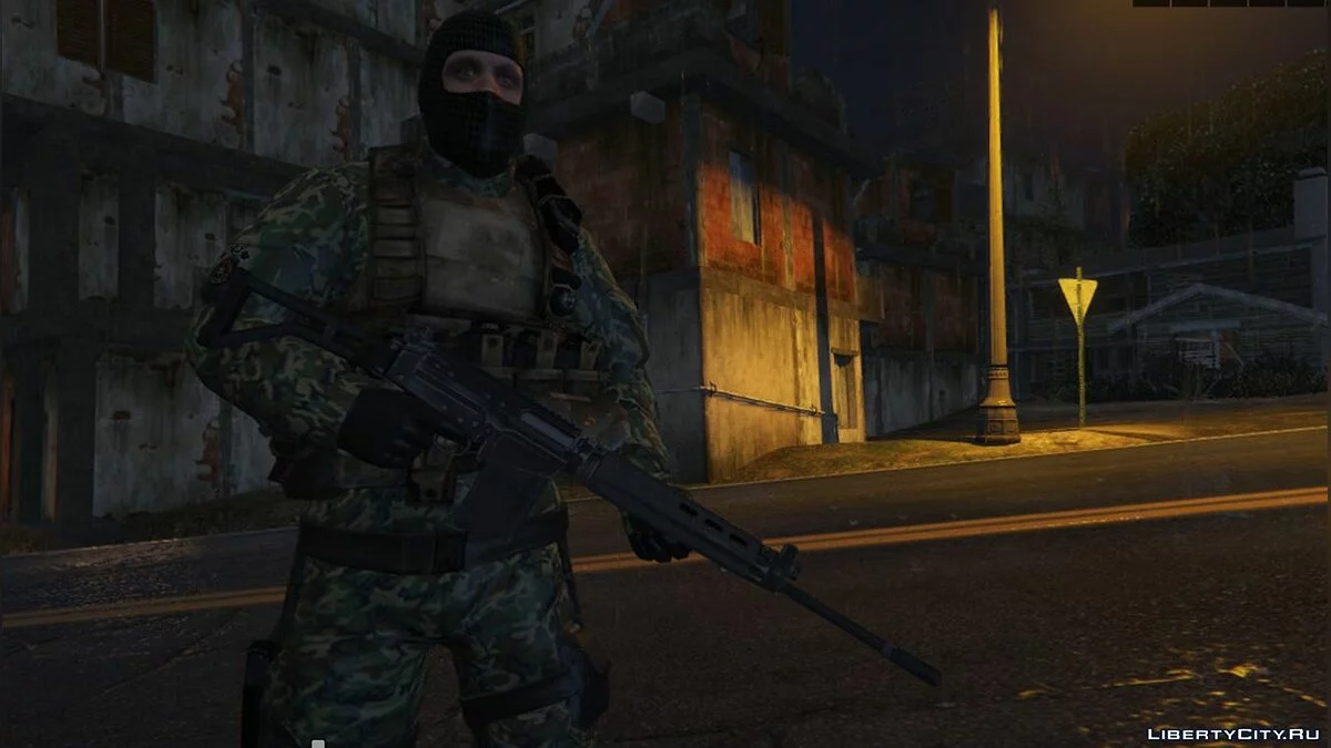 Special Forces in Camouflage Uniform / GTA 5